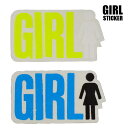 ガール ステッカー シール GIRL OG LOGO NEONS STICKER 【G】 STICKER/ステッカー 2COLOR[返品、交換及びキャンセル不可...