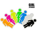 ガール ステッカー シール GIRL OG LOGO NEONS STICKER 【H】 STICKER/ステッカー 7COLOR[返品、交換及びキャンセル不可...