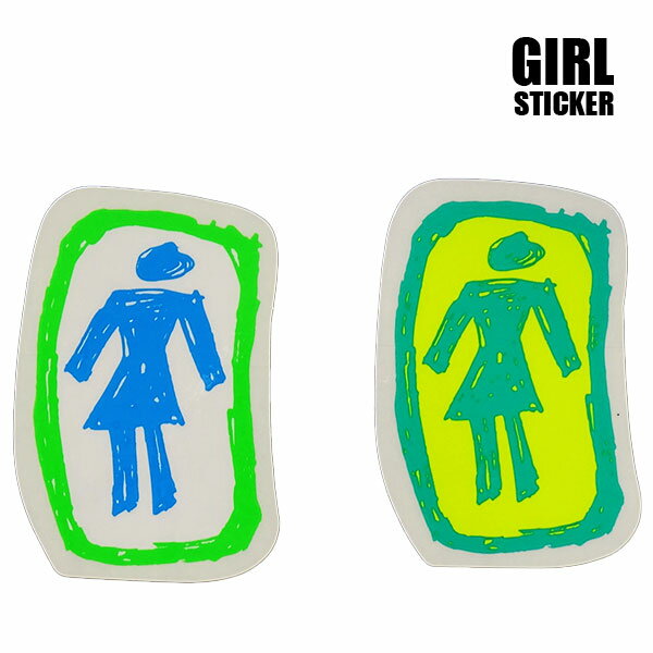 ガール ステッカー シール GIRL OG LOGO NEONS STICKER 【I】 STICKER/ステッカー 2COLOR[返品、交換及..