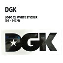 DGK/fB[W[PC STICKER/XebJ[ LOGO XL WHITE_02P01Oct16