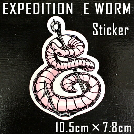 EXPEDITION/エクスペディション STICKER/ステッカー E WORM_02P01Oct16 EXPEDITION/エクスペディション STICKER/ステッカー E WORM_02P01Oct16