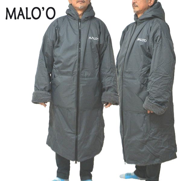 値下げしました！MALO'O WATER PARKA XL DARKGREY ウォーターパーカー 大き目 ワンサイズ ポンチョ 寒さ対策 サーフィン/SUP/スノーボード/キャンプなどのアウトドアに!! [返品、交換及びキャンセル不可] 1