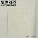 NUMBERS EDITION/ナンバーズエディション STICKER/ステッカー 12：45 ANGEL STICKER WHITE 約7.5cm×6.5cm NUMBERS EDITIONのステッカーが入荷しました！ 板にボードに車に！ カスタムにどんどん使ってください！ ※お使いのモニターにより実際の商品と色が違う可能性があります。 アメリカより直輸入の為、価格については予告なく変更する場合があります。 （ご注文済みの商品につきましてはご注文時の価格です）