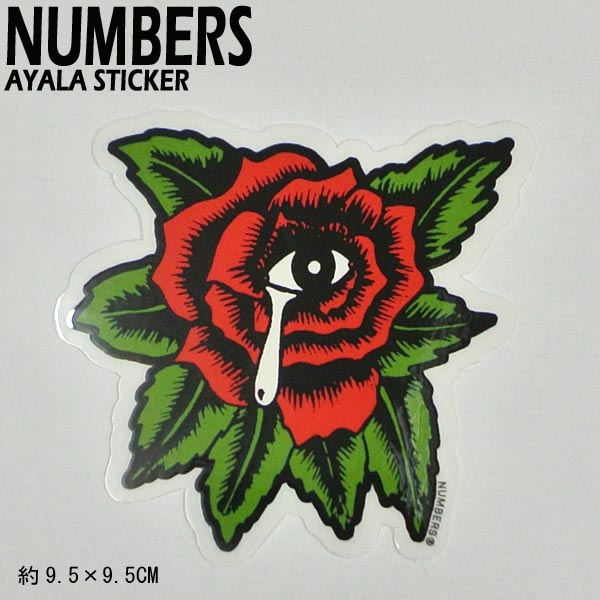 NUMBERS EDITION/ʥСǥ AYALA STICKER ƥå  ܡ 08