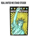 REAL/リアル × UNITED WE STAND (HUMIDITY) STICKER/ステッカー シール スケボー