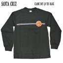 値下げしました！SANTA CRUZ/サンタクルズ CLASSIC DOT L/S TEE BLACK メンズ 長袖 Tシャツ 男性用 クリックポスト対応