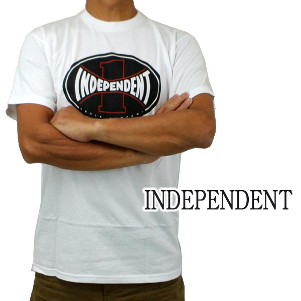 値下げしました！INDEPENDENT/インデペンデント ITC SPAN S/S REGULAR TEE WHITE Tシャツ T-shirts 半袖 丸首 [返品、交換及びキャンセル不可]　クリックポスト対応