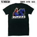 楽天サーフィンワールド楽天市場店値下げしました！NUMBERS EDITION/ナンバーズエディション TERMITE S/S TEE BLACK 半袖Tシャツ 丸首 男性用 メンズ T-SHIRTS　クリックポスト対応