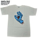 値下げしました！SANTA CRUZ/サンタクルズ SCREAMING HAND PREMIUM S/S REGULAR TEE WHITE メンズ Tシャツ 男性用 T-shirts 半袖 丸首 MENS スクリーミングハンド クリックポスト対応