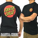 値下げしました！SANTA CRUZ/サンタクルズ CLASSIC DOT CHEST S/S REGULAR TEE BLACK Tシャツ T-shirts 半袖 丸首 返品 交換及びキャンセル不可 クリックポスト対応