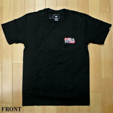 値下げしました！VANS/バンズ×INDEPENDENT/インデペンデント コラボ LOGO S/S TEE BLACK 半袖TEE MENS メンズ 男性用 ロゴ プリント