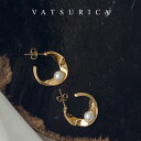 バツリカ ピアス メタル パール ピアス TRIM BY VATSURICA / mia trim / 真鍮 / チタンポスト / ゴールド GOLD / トリムバイバツリカ / イミテーションパール / ギフト プレゼント 贈り物 / アクセサリー / 両耳用 / ワンポイント /メール便送料無料 m-385p1