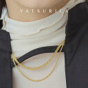 バツリカ ネックレス ミアトリム ロング チェーン ネックレス TRIM BY VATSURICA / mia trim / 真鍮 / ゴールド GOLD / ...