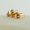 バツリカ ピアス ミアトリム クロッシング フープ ピアス TRIM BY VATSURICA / mia trim / 真鍮 / ゴールド GOLD / ニッ...
