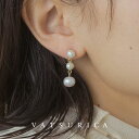 バツリカ ピアス 淡水パール ゴールド ピアス TRIM BY VATSURICA / mia trim / 真鍮 / チタンポスト / トリムバイバツリカ /...