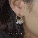 バツリカ ピアス 淡水パール ゴールド ピアス TRIM BY VATSURICA / mia trim / 真鍮 / チタンポスト / トリムバイバツリカ / ギフト プレゼント 贈り物 / 両耳用 / アクセサリー / ワンポイント /メール便送料無料 ms-020