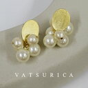 バツリカ ピアス ミアトリム パールビッグ ピアス TRIM BY VATSURICA / mia trim / パール /トリムバイバツリカ / ギフト プレゼント 贈り物 / 両耳用 / アクセサリー / ワンポイント /メール便送料無料 m-100p-circle