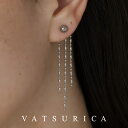バツリカ ピアス トリム 【金属アレルギー対応】 / サージカルステンレス / 316L / シルバー チェーン ピアス / TRIM BY VATSURICA...