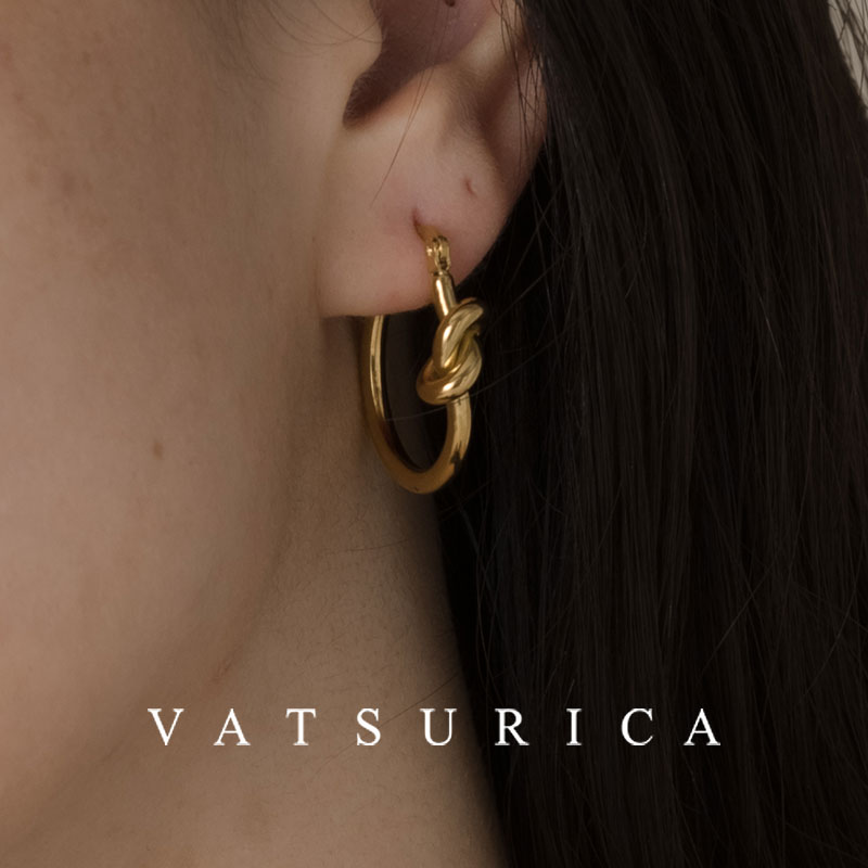 バツリカ ピアス トリム 金属アレルギー対応 / サージカルステンレス / 316L / タイ ピアス / TRIM BY VATSURICA / トリムバイバツリカ / ギフト プレゼント 贈り物 / アクセサリー / ワンポイント / 両耳用 / メール便送料無料 af-030p-gd