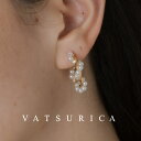 バツリカ ピアス トリム 【金属アレルギー対応】 / サージカルステンレス / 316L / パール フープ ピアス / TRIM BY VATSURICA /...