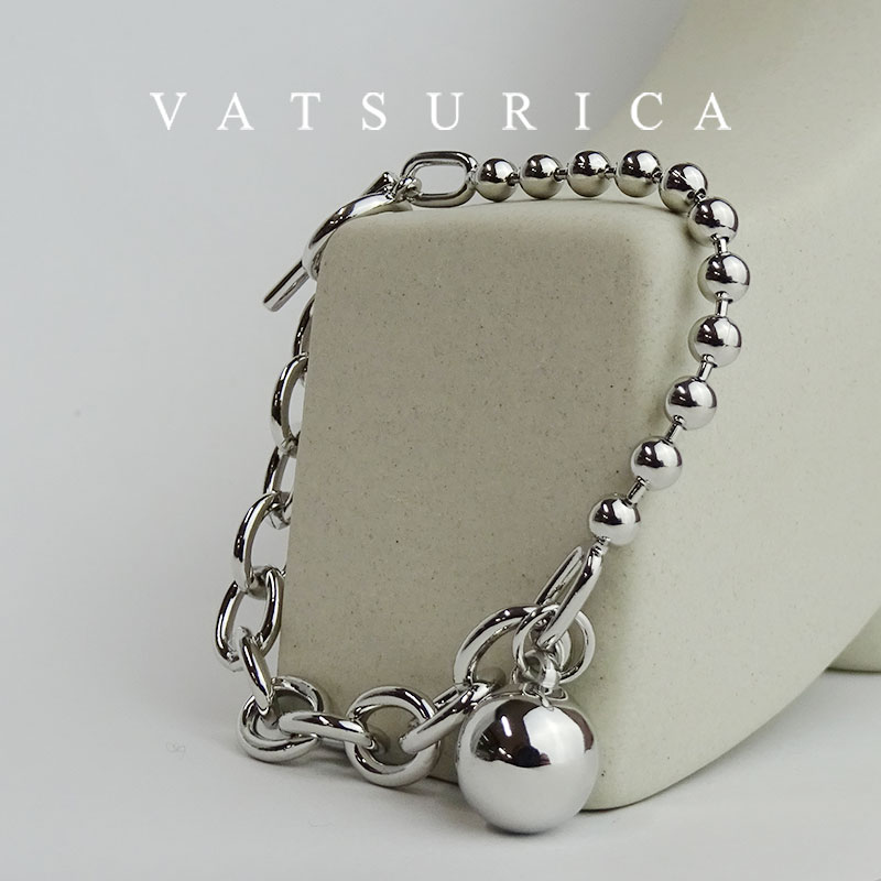 バツリカ ミアトリム メタル チェーン ブレスレット TRIM BY VATSURICA / 真鍮 / トリムバイバツリカ / ギフト プレゼント 贈り物 / アクセサリー / ワンポイント /メール便送料無料 m447b-2可愛い おしゃれ