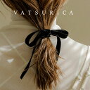 バツリカ リボン ヘアゴム2 TRIM BY VATSURICA / ベロア / トリムバイバツリカ / ギフト プレゼント 贈り物 / アクセサリー / ワン...