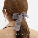 バツリカ オーガンジー ダブル リボン ヘアゴム TRIM BY VATSURICA / オーガンジー / トリムバイバツリカ / ギフト プレゼント 贈り物 ...
