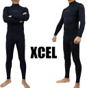 値下げしました！XCEL/エクセル MENS AXIS BACK ZIP 3/2MM FULLSUIT WET SUITS/ウェットスーツ BLK フルスーツ 送料無料  男性用 MN32AXG0