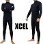 値下げしました！XCEL/エクセル MENS AXIS BACK ZIP 3/2MM FULLSUIT WET SUITS/ウェットスーツ BLK フルスーツ 送料無料 [サイズのある場合のみ交換可能 返品キャンセル一切不可] 男性用 MN32AXG0