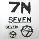 SEVEN WETSUITS セブン カッティングステッカー 5枚セット BLACK