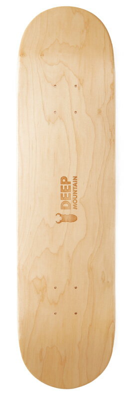 DEEP MOUNTAIN SKATEBOARD ディープマウンテン スケートボード DECK カナディアンメープルデッキ シルエットロゴ横