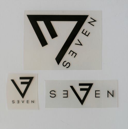 SEVEN WETSUITS セブン カッティングステッカー 3枚セット SEVEN WETSUITS セブン カッティングステッカー 3枚セット