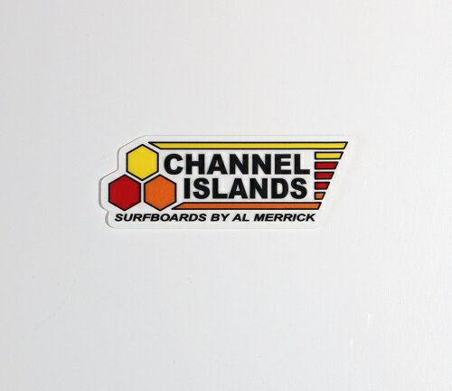 CHANNELISLANDS surfboards チャネルアイランド ステッカー AL FLAG RD/YL/OG SMALL