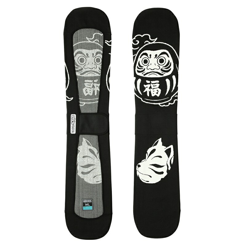 KNIT COVER DARUMA カラー：BLACK 通気性の良いニット素材でエッジのサビを防ぎ伸縮性も抜群 ・ 伸縮性に優れ、ボードの出し入れが簡単にできる ・ 通気性に優れ乾きやすく、エッジが錆びにくい ・ 内側の上下に補強をしエッジによる切れを防止 ・ ワイズの調整ができるウエストベルト ・ 素材: ポリエステル ・サイズ: SM（138〜150cm）ML（150〜165cm） ※掲載写真はメーカーの写真になります。 沖縄・離島エリアへの発送は行っておりません。 ご注文後にキャンセルのお手配をさせて頂きますのでご了承ください。 ※画像は撮影状況やPC環境により実際の色合いと若干違って見える場合があります。ご了承下さい。またサイズ・カラー違いなどの返品・キャンセルは一切致しておりませんのでご了承ください。 ※当店からはメールにてご連絡致しますので必ずメールアドレス【surfup@shop.rakuten.co.jp】の受信許可の設定をお願い致します。
