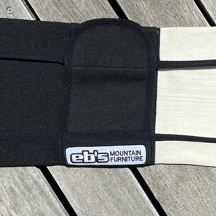 eb's KNIT COVER エビス スノーボード ニットカバー ボードケース JR GREY/BLACK 3