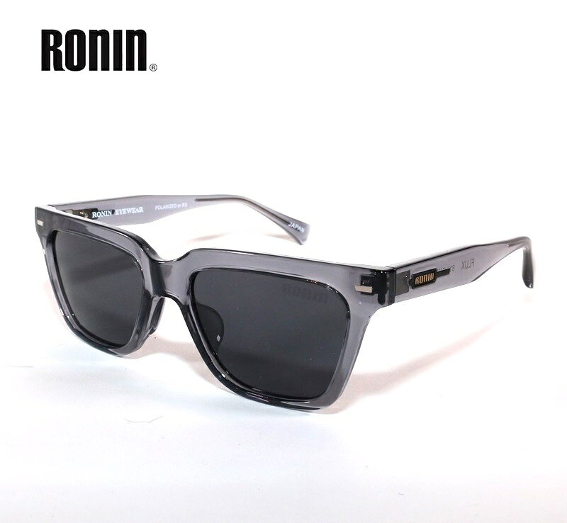 Rakuten - ronin ロニン サングラス RONIN EYEWEAR FLUX POLARIZED クリアスモーク ポーラ 偏光レンズ