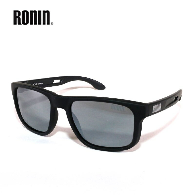 ronin ロニン サングラス RONIN EYEWEAR BLACK BEAUTY POLARIZED マットブラック シルバーミラーポーラ 偏光レンズ