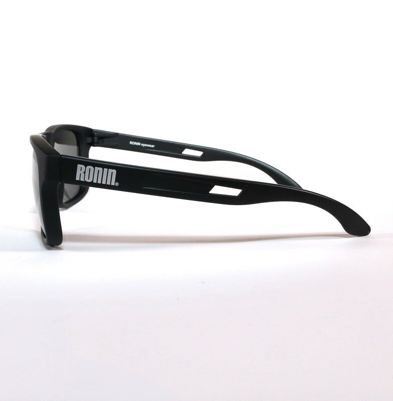 ronin ロニン サングラス RONIN EYEWEAR BLACK BEAUTY POLARIZED マットブラック シルバーミラーポーラ 偏光レンズ
