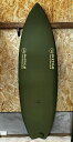 ジャスティスサーフボード justicesurfboard INSTA CROCODILE SKIN 6'3" MATSUBA クロコダイルスキン 松葉色