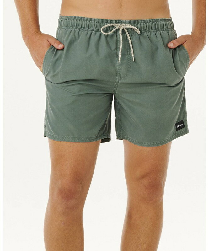 Rakuten - RIP CURL リップカール OFFSET WASHED VOLLEY 水陸両用ショーツ MOSS