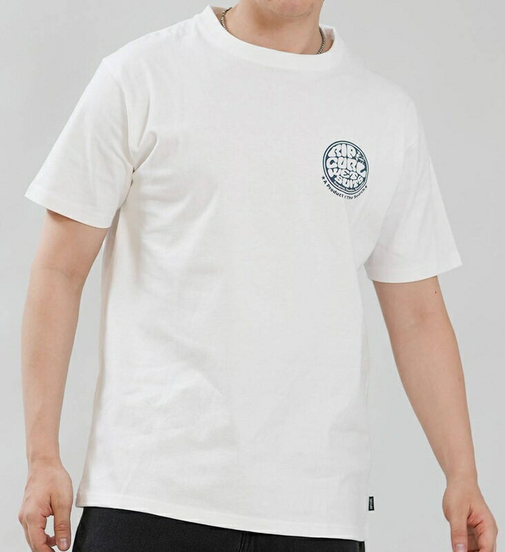 Rakuten - RIP CURL リップカール メンズ WETTI PASSAGE ICON TEE Tシャツ WHITE