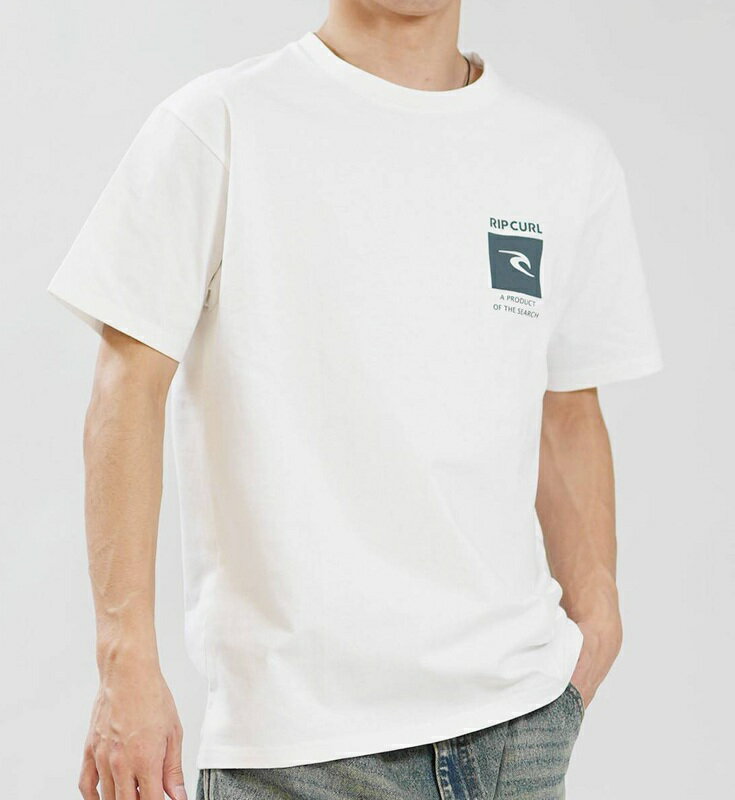 Rakuten - RIP CURL リップカール メンズ BOXY TEE Tシャツ WHITE