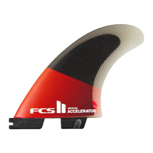 FCSII エフシーエス2 サーフィン フィン PC ACCELERATOR BLACK/RED THRUSTER