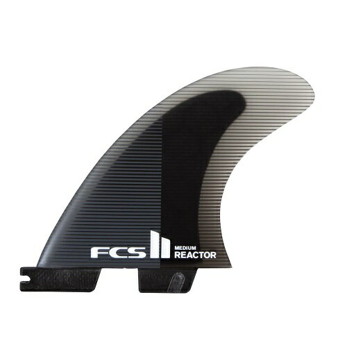 FCSII エフシーエス2 サーフィン フィン REACTOR PC THRUSTER CHARCOAL/BLACK