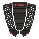 FCS DECK PAD デッキパッド FCS Filipe Toledo Treadlite Traction CHARCOAL/RED
