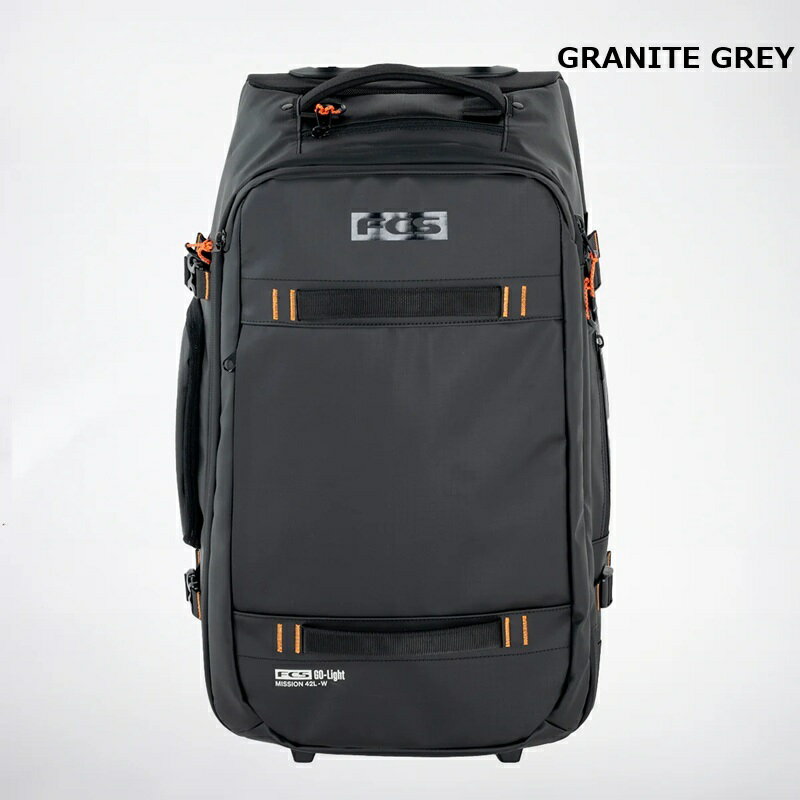 Rakuten - エフシーエス FCS MISSION WHEELY 42L キャリーバッグ ウィールバッグ GRANITE GREY