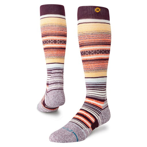 STANCE SOCKS スタンス ソックス CURREN SNOW WINE Mサイズ【UNISEX】 STANCE SOCKS スタンス ソックス CURREN SNOW WINE Mサイズ【UNISEX】