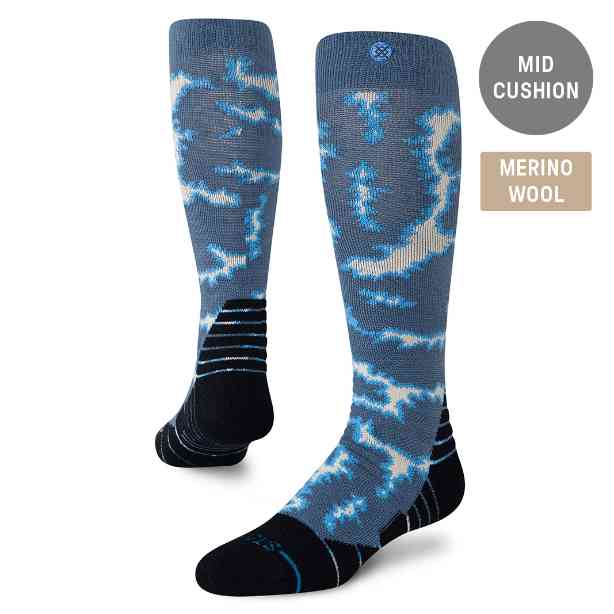 STANCE ALL TERRAIN MID WOOL SNOW【UNISEX】 COLOR：SEABLUE SIZE：M 22.5-26.0cm/L 25.5-29.0cm 洗濯機で洗濯できます。 漂白やアイロンはお避けください。 長くご...