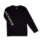 OCTOPUS オクトパス MEGA NORMAL LOGO L/S T-Shirt BLACK