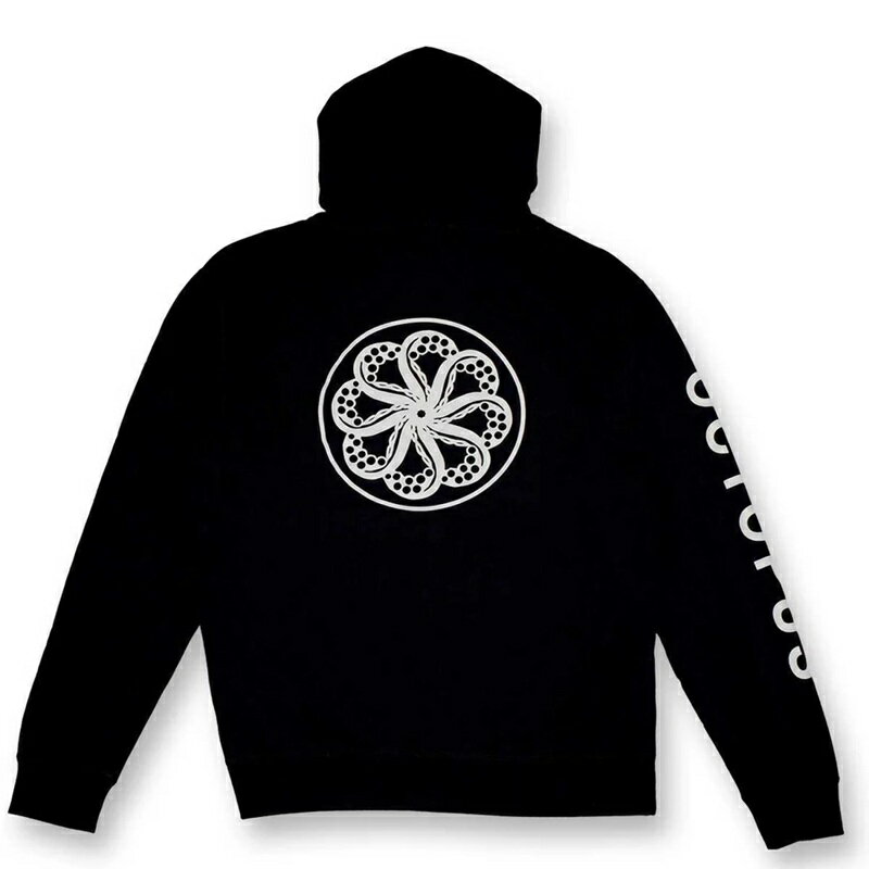 OCTOPUS オクトパス MASSIVE LOGO HOODIE BLACK